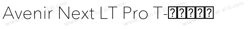 Avenir Next LT Pro T字体转换
